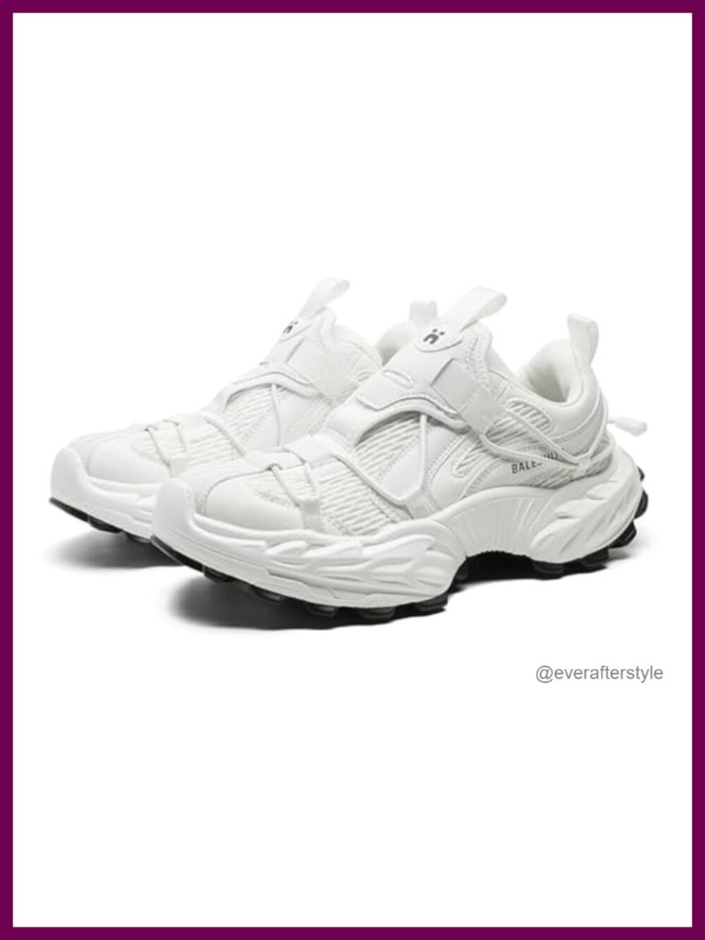 Unisex Chunky Dad Shoes 2.4" Platform Sneakers Gorpcore Techwear Quick-Lace